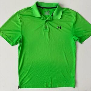 Under Armour Bright Green Performance Polo Size M